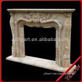 Carved Marble Fireplace YL-B086